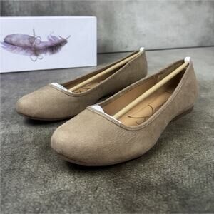 Jessica Simpson Sandstone Supreme Microsuede Slip-On Flats Women’s 7M Comfort
